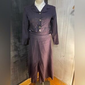 Vintage Sarah Pacini Linen Suit